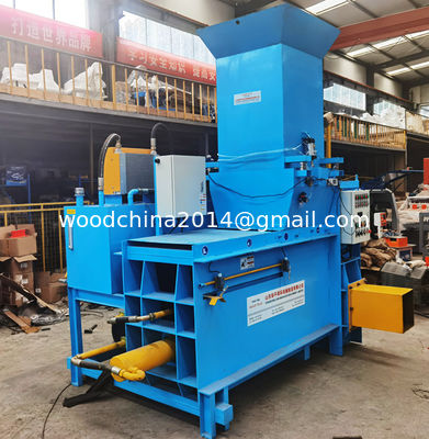 La presse à emballer de rasage en bois, les copeaux en bois empaquettent la machine, prix en bois de machine de rasage